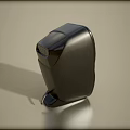 Creative Black And Gold Speakers With Modern Glossy Design For Audio