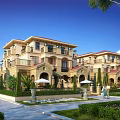 Classical European Style Duplex Villa With Landscaped Gardens Balconies And Elegant Exterior
