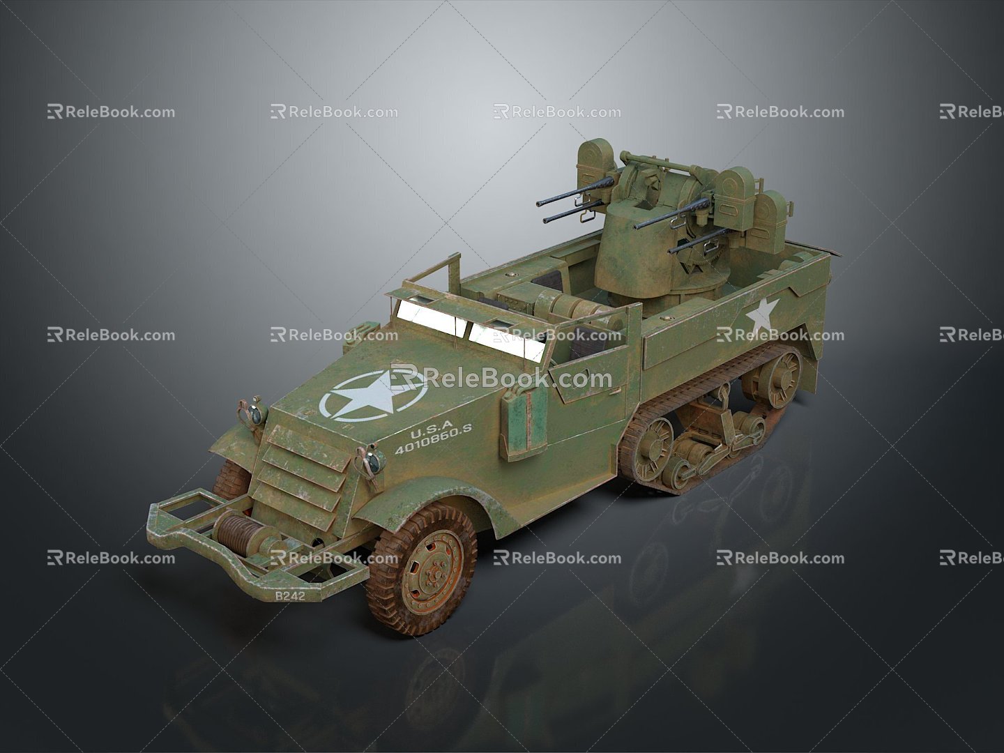 Military Truck Military Transporter Military Transporter Armed Transporter Armored Transporter 3d model