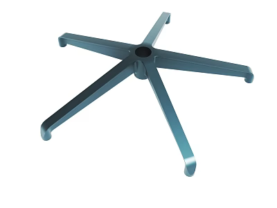 Durable Metal Five Star Furniture Base With Stable Structure For Office Chairs 3d model