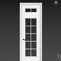 Modern Simple Single Door Simple Room Door Toilet Door 3d model