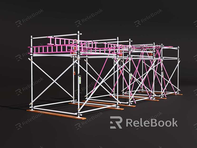 Modern scaffold hanging basket hanger model