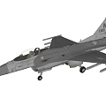 Aircraft toy fighter 3d model