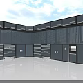 Hardware Tools Storage System With Gray Cabinets Drawers And Pegboard Wall
