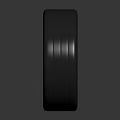 Car Alloy Wheel Rim With Silver Spokes Red Accent And Black Tire Design