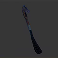 Decorative Horse Head Shaped Spoon With Colorful Painted Body And Patterned Handle
