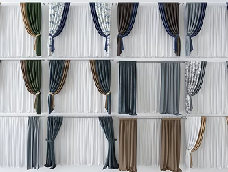Curtains 3d model