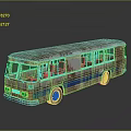 Bus Large Bus CMB Medium Van Large Van Bus School Bus Van Box Car 3d model