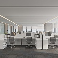 Office Public Office Area 3d model