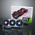 High Performance RTX Graphics Card with Three Cooling Fans RGB Lighting Prime X