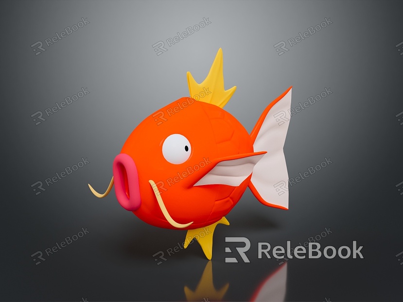 Cold Water Fish Goldfish Gold Grass Gold Cold Water Parrot Koi Double Tailed Gold Red Hat Lanshou Longjing model