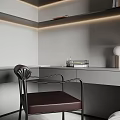 Modern Tatami Bedroom Interior Design With Bed Desk Bookshelf Wardrobe And Window