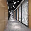 Modern Office Reception Area With Company Name Light Walls And Green Plants