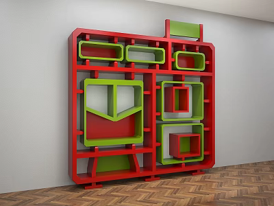 Modern Display Cabinet Display High Cabinet Exhibition Shelf Enterprise Exhibition Hall Cabinet Display Cabinet Showcase Special-shaped Side Cabinet 3d model