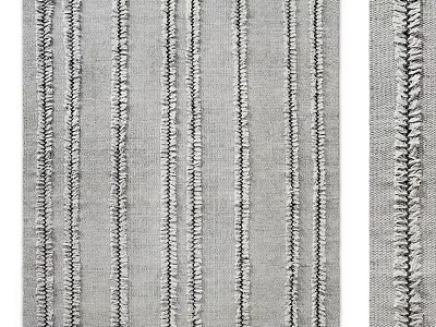 Textured Fabric For Shower Sauna Area Decoration 3d model
