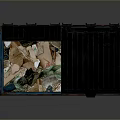 Trash Container Realistic 3d model
