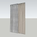 Modern Two Tone Velvet Curtains In Gray And Beige Tones For Home Decor