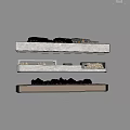 Modern Fireplace Designs With Marble Surround Burning Flames Firewood Storage And Decorative Tray