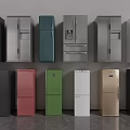 Refrigerators and Freezers in Multiple Colors with Modern Designs for Home Appliances