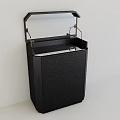 Modern Black Dressing Table With Drawers And Mirror Top Contemporary Design
