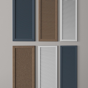 Modern shutter door shutter 3d model