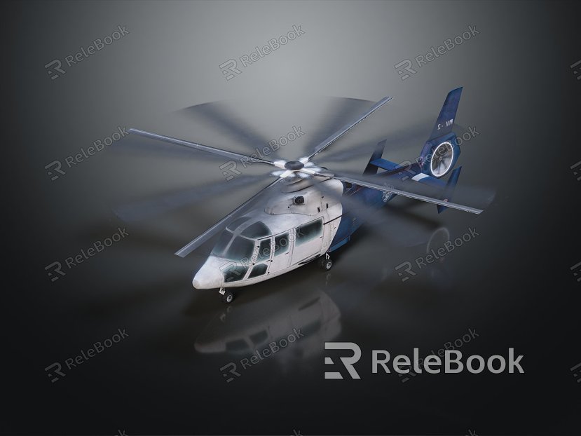 modern helicopter helicopter gunship model