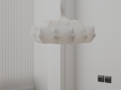 Modern chandelier 3d model