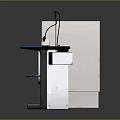 Modern Home Electronic Appliances Including Washing Machine And Steam Ironing Equipment Set