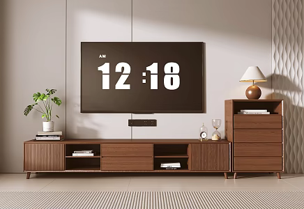Antique TV cabinet 3d model