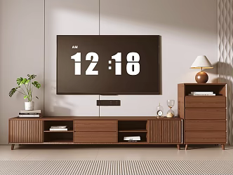 Antique TV cabinet 3d model