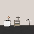 Bedside table 3d model