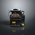 Heavy Duty Industrial Equipment With Durable Metal Body And Mechanical Levers And Control Panel