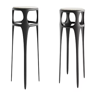 Modern Bar Chair 3d model