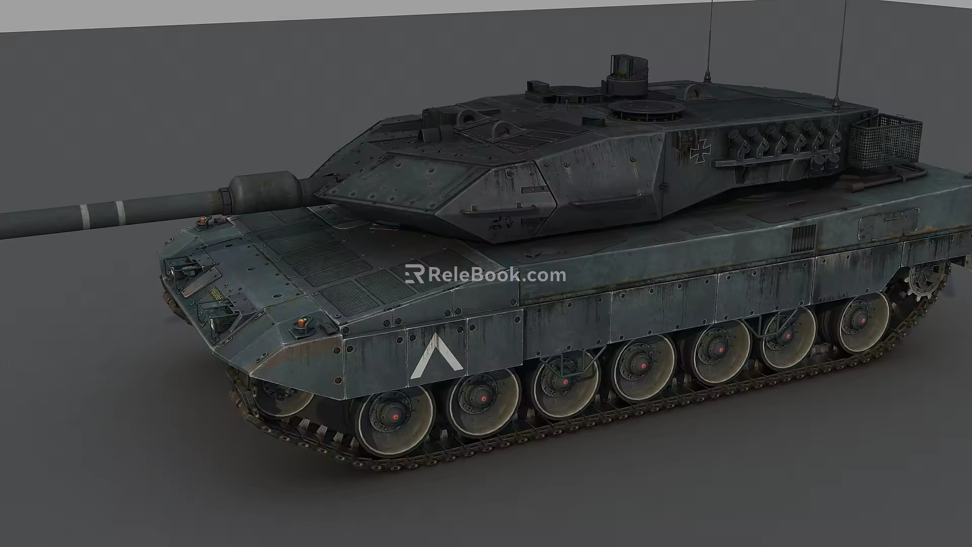 High Precision German Leopard 2A6 Main Battle Tank 3d model