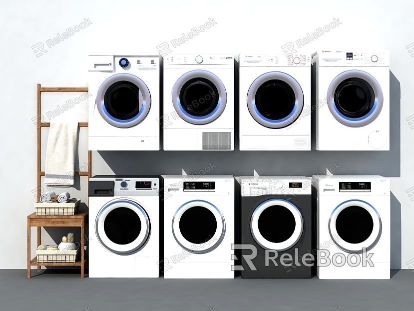 Modern washing machine model