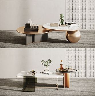 Modern coffee table 3d model