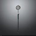 Precision Dial Indicator Measuring Tool With Green Handle And Metal Rod Shaft Design