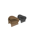 Single sofa leisure sofa 3d model