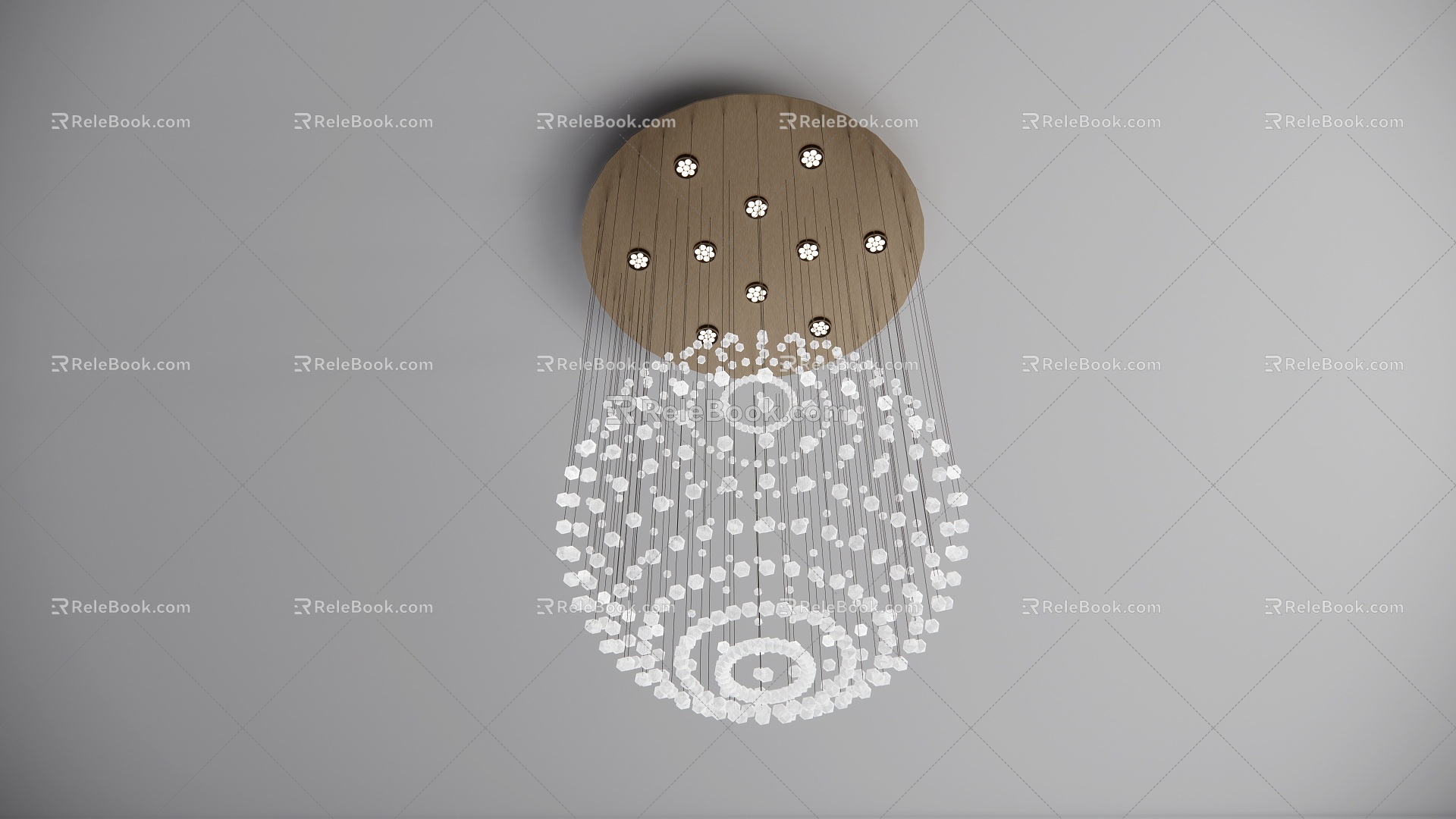 Modern Classical Chandelier Villa Chandelier Chandelier Glass Chandelier Crystal Chandelier 3d model