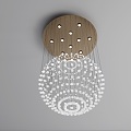 Modern Classical Chandelier Villa Chandelier Chandelier Glass Chandelier Crystal Chandelier 3d model