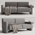 Modern double sofa 3d model