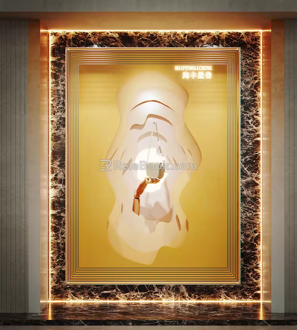 Modern Window Shoe Bag Window 3d model