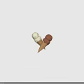 Delicious Double Scoop Ice Cream in Waffle Cones with Vanilla and Chocolate Flavors