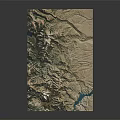 Mountainous Terrain Displaying Rugged Landforms Lush Green Vegetation And Rolling Valleys