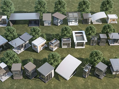 Security Pavilion 3d model