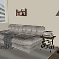 Modern Multiplayer Sofa 3d model