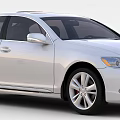 White Luxury Sedan With Sleek Design Elegant Alloy Wheels And Modern Exterior