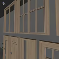 Wooden Hinged Doors Multiple Styles With Glass Panels And Solid Wood Designs For Home