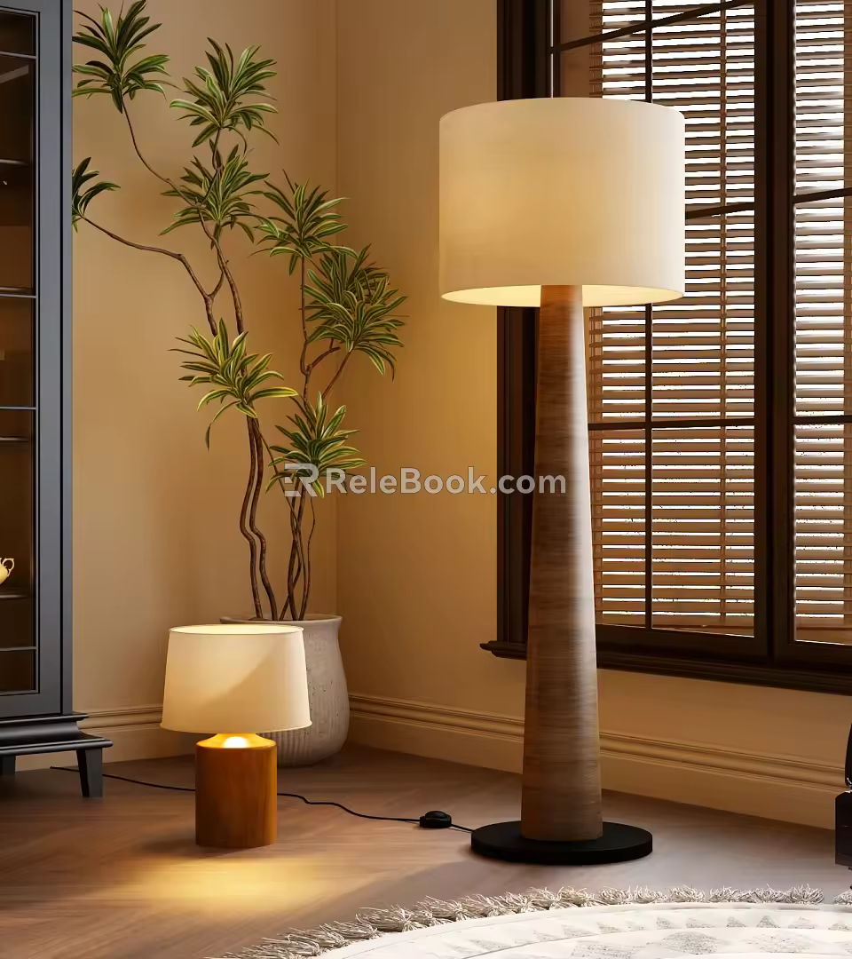 Modern Floor Lamp Italian Style Floor Lamp French Style Retro Floor Lamp 3d model