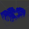 Traditional Chinese Ancient Building With Grey Tiled Roofs White Walls And Courtyard Layout